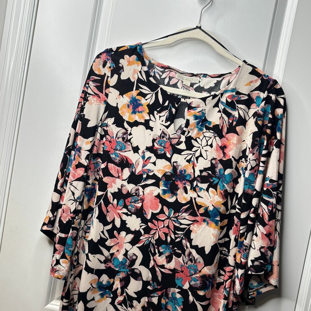 Dana Buchman women's floral shift dress - Picture 4 of 6